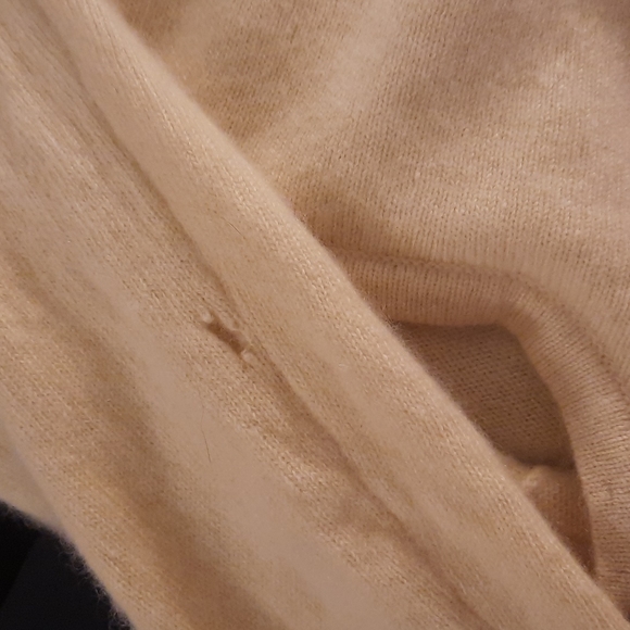 Yellow charter club cashmere Blouse med - Picture 4 of 4